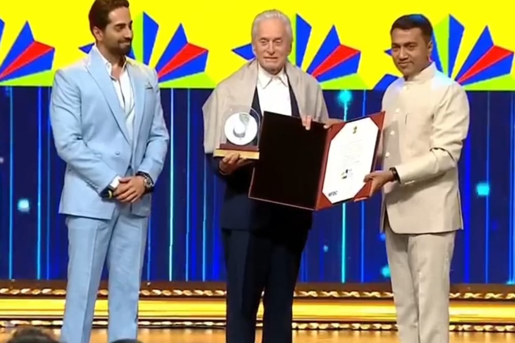 IFFI 2023: Michael Douglas conferred with Satyajit Ray Lifetime Achievement Award