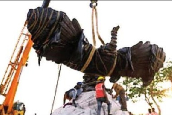 Jatayu statue installed at Ayodhya temple complex