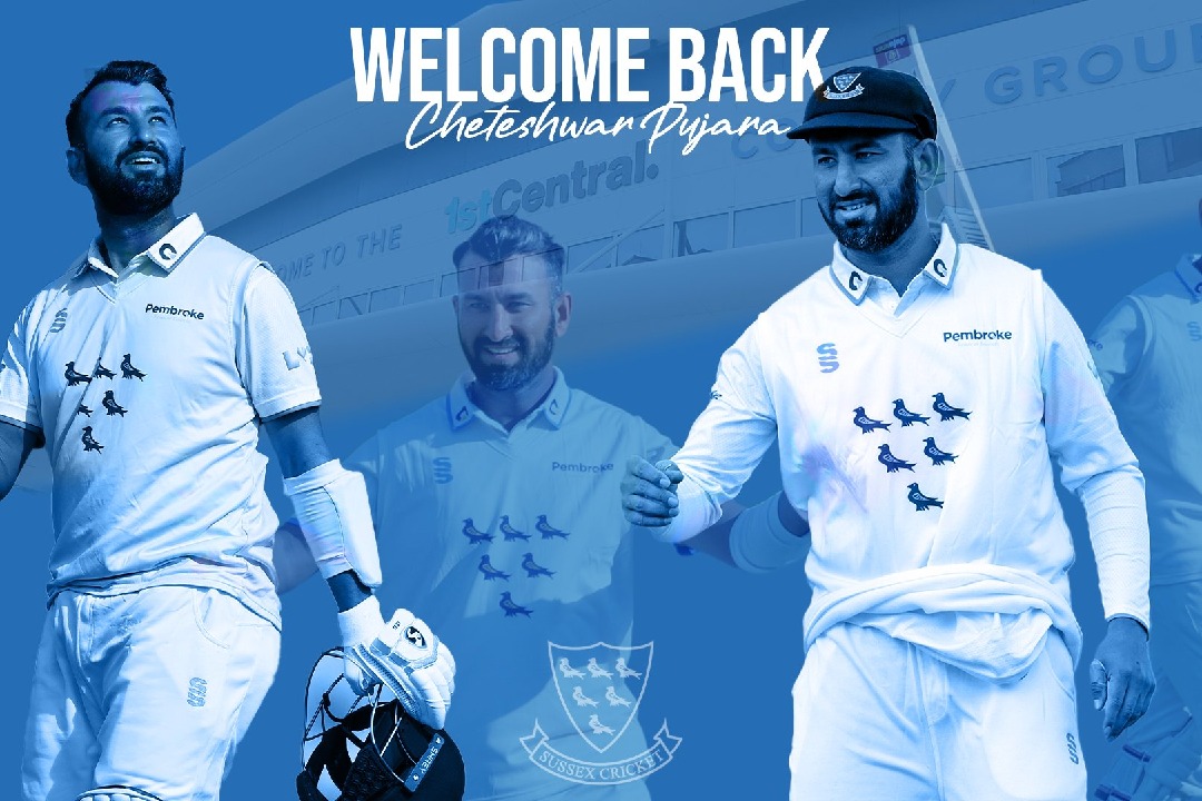 India batter Cheteshwar Pujara re-signs with Sussex for 2024 season