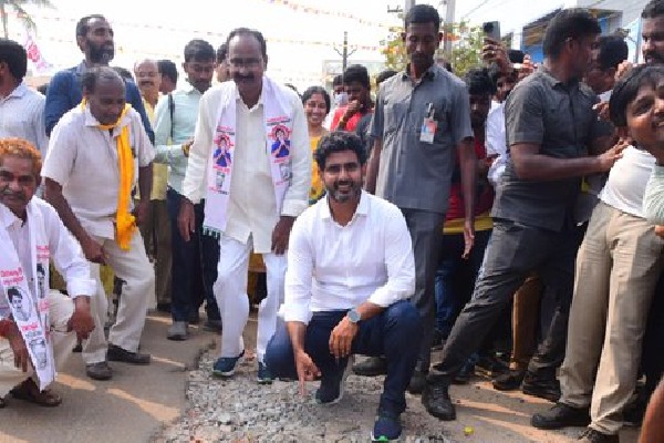 TDP leader Lokesh's padyatra concludes near Vizag