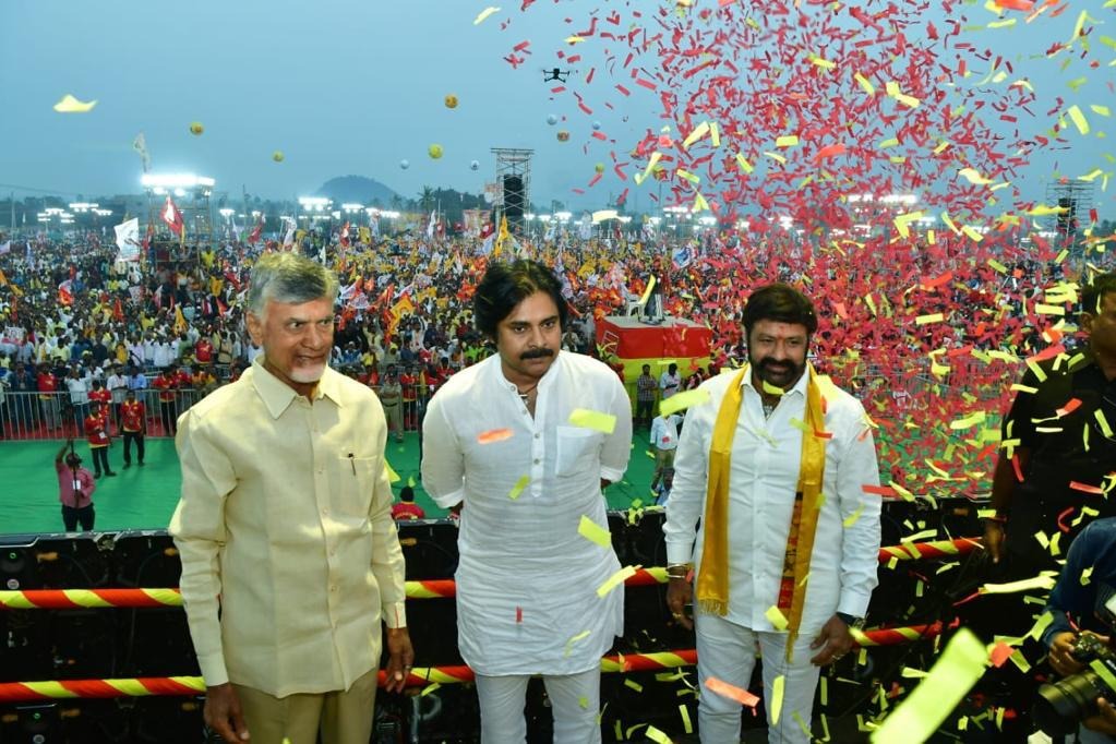 Naidu, Pawan Kalyan sound war cry against Jagan Reddy