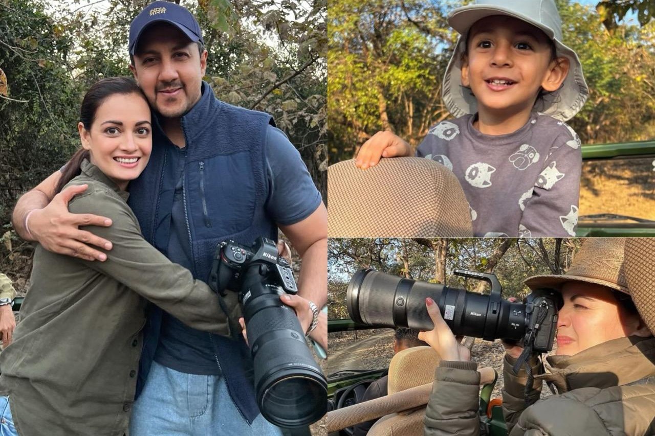 Dia Mirza enjoys family outing at Gir National Park