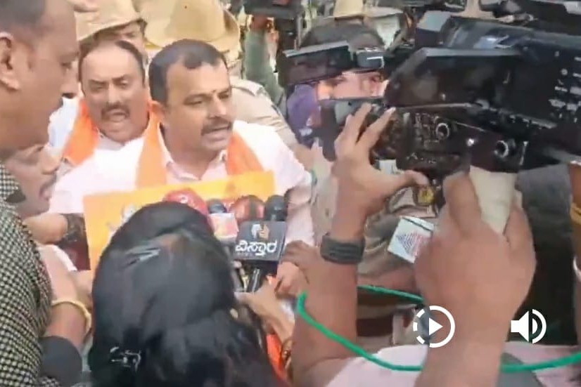 K’taka BJP MLA launches 'I am Kar Sevak, arrest me' campaign, detained