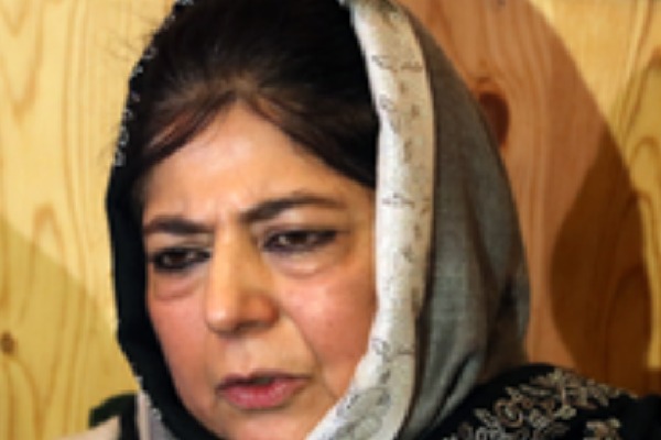 Mehbooba escapes unhurt in car accident in J&K’s Anantnag