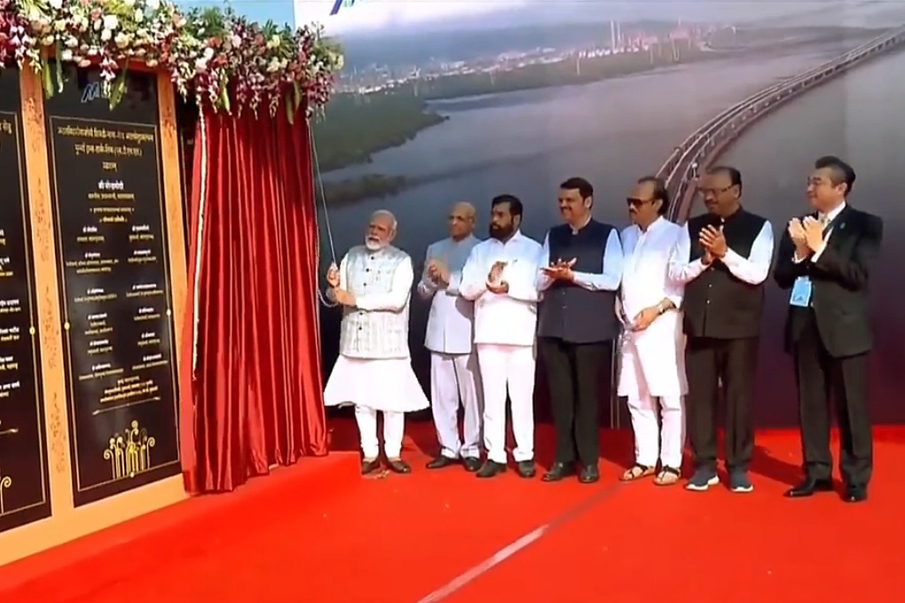 PM Modi inaugurates Mumbai Trans Harbour Link - India's longest sea-bridge