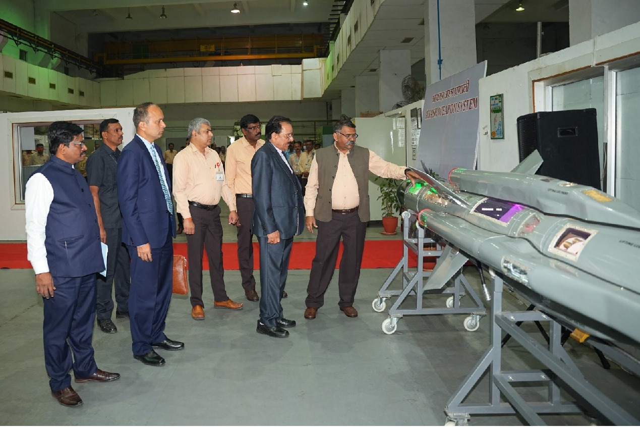 Indigenously-developed Astra missile flagged off at BDL Hyderabad