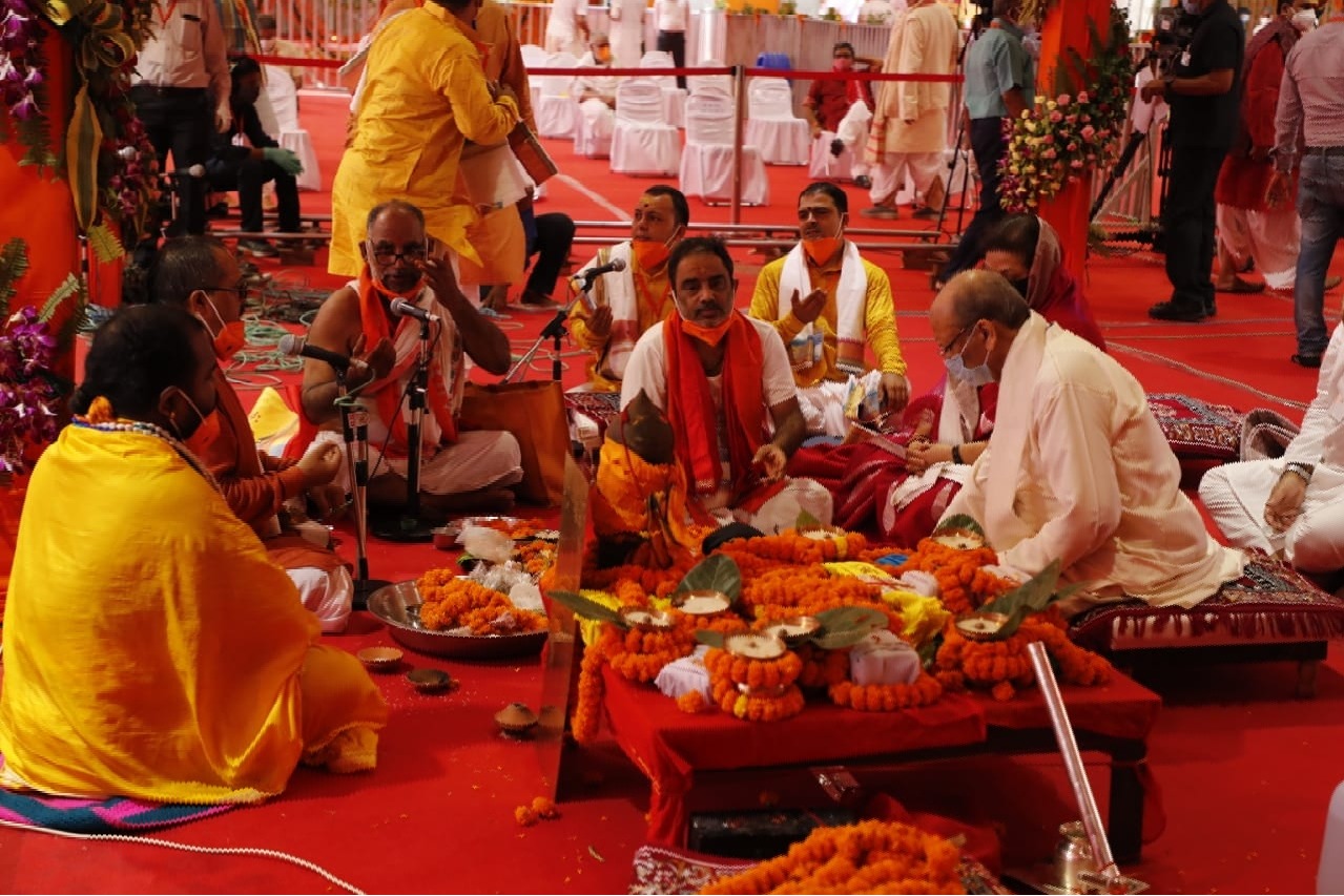 Rituals that began before ‘bhoomi pujan’ in Ayodhya, end today