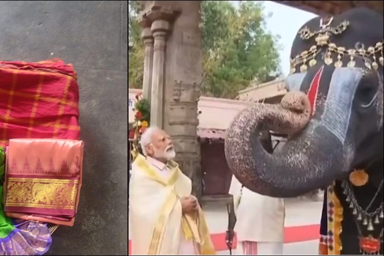 Ranganatha Swamy temple priests present gifts to PM Modi for Ram Mandir