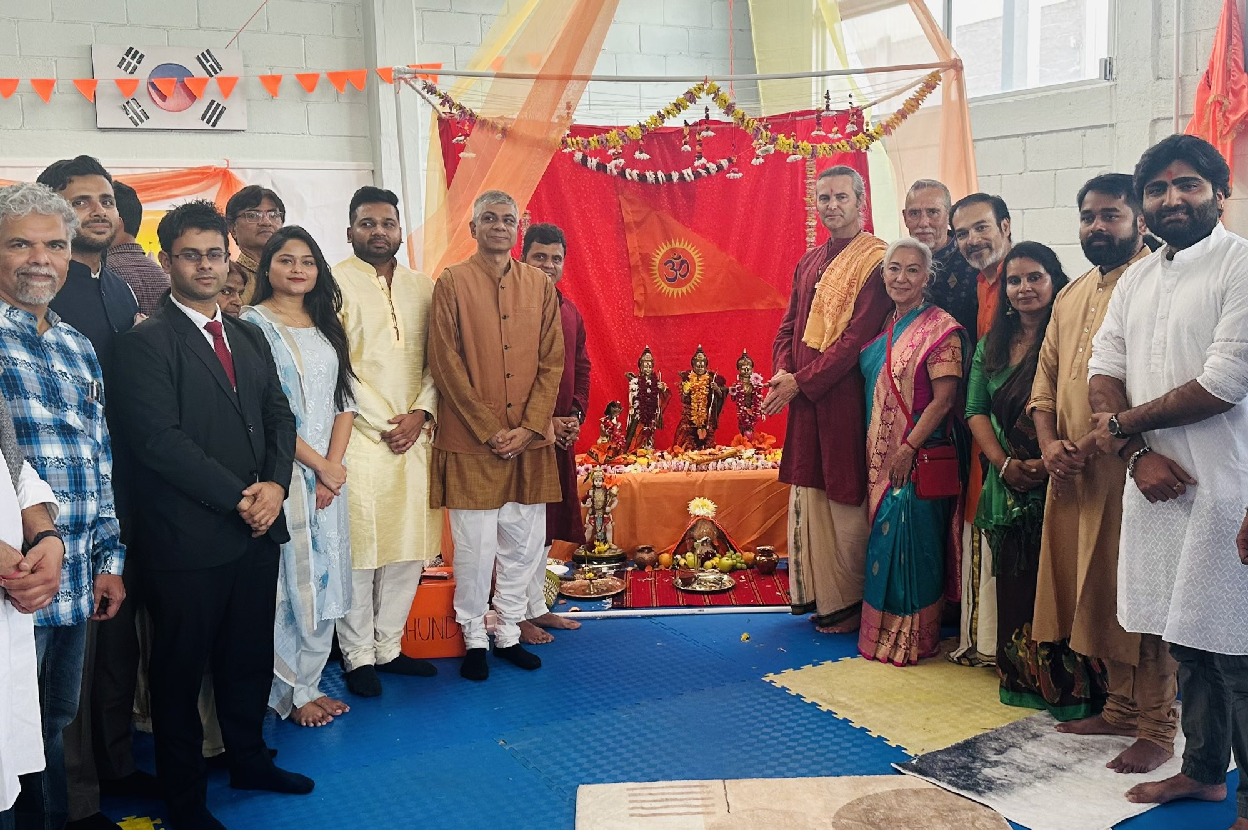 First Ram temple opens in Mexico, American priest performs 'Pran Pratishtha'