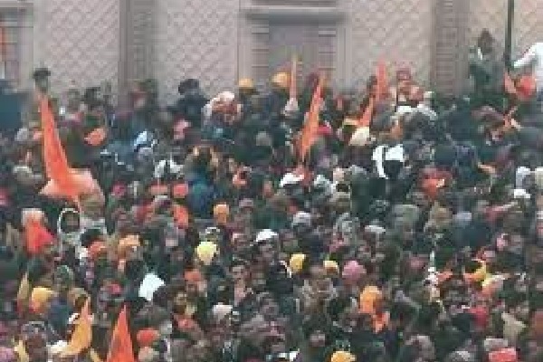 Massive rush of devotees as Ram temple opens for public