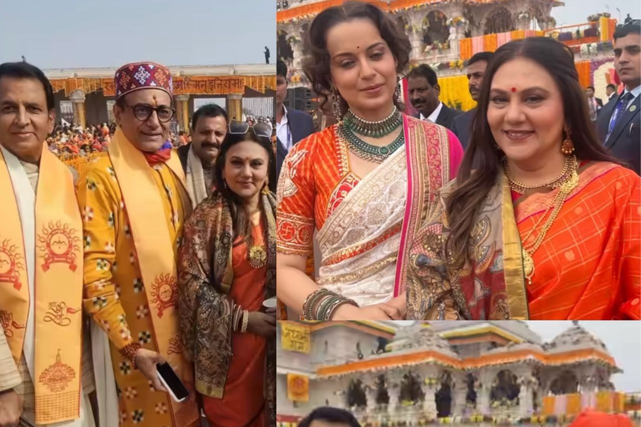 Dipika Chikhlia shares unseen snaps with Kangana, Anupam Kher, Nitish
 Bharadwaj from Ram Temple