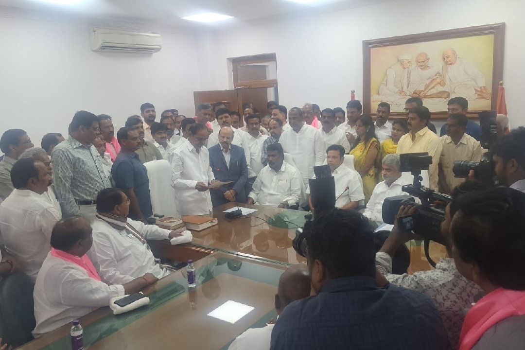 KCR takes oath as MLA