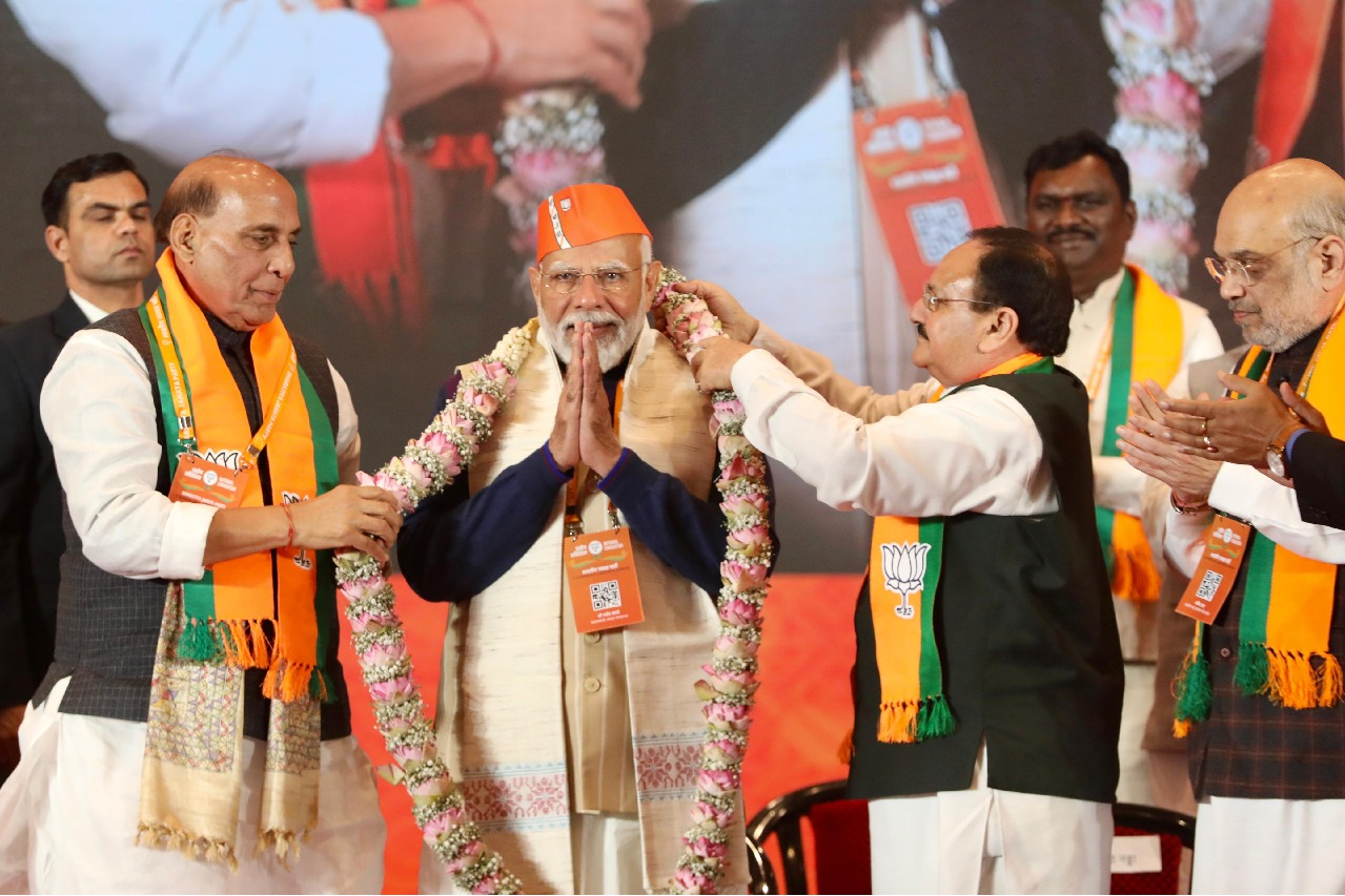 BJP national convention passes political resolution, hails PM Modi for Ram Mandir consecration, women's reservation