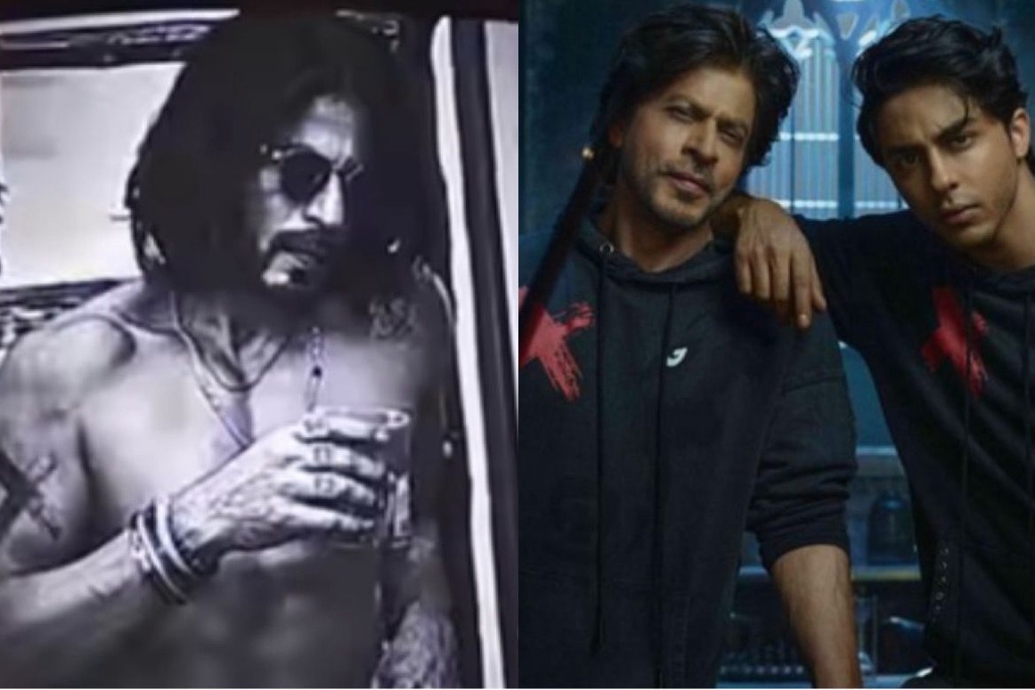 SRK flaunts ripped physique as he goes shirtless in Aryan Khan's ad