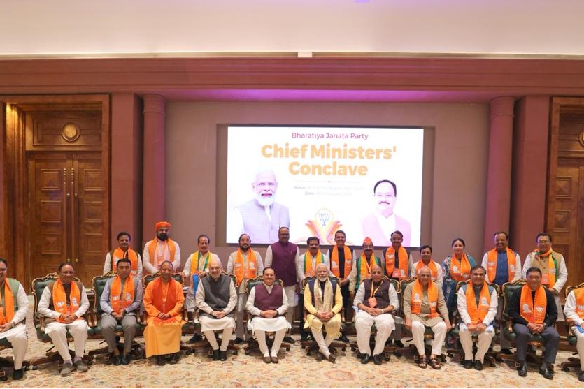 PM Modi holds meeting with CMs of BJP-ruled states to discuss poll preparations