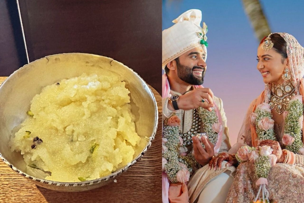 New bride Rakul Preet Singh cooks halwa for Chauka Chardhana ceremony