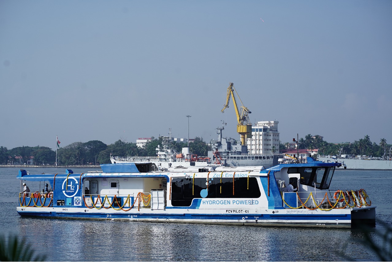 PM Modi launches India’s first indigenously-built hydrogen-powered ferry