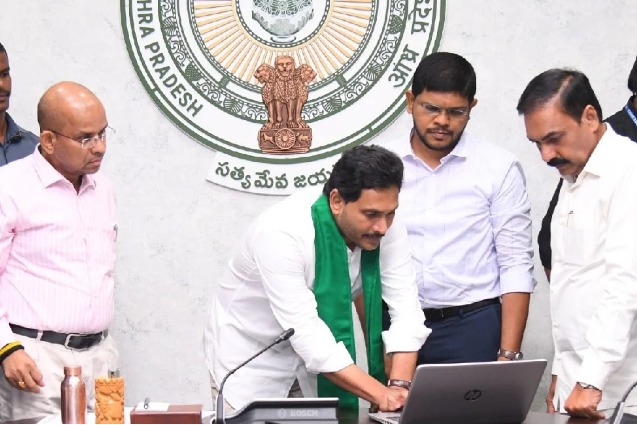 CM Jagan releases funds for Rythu Bharosa scheme