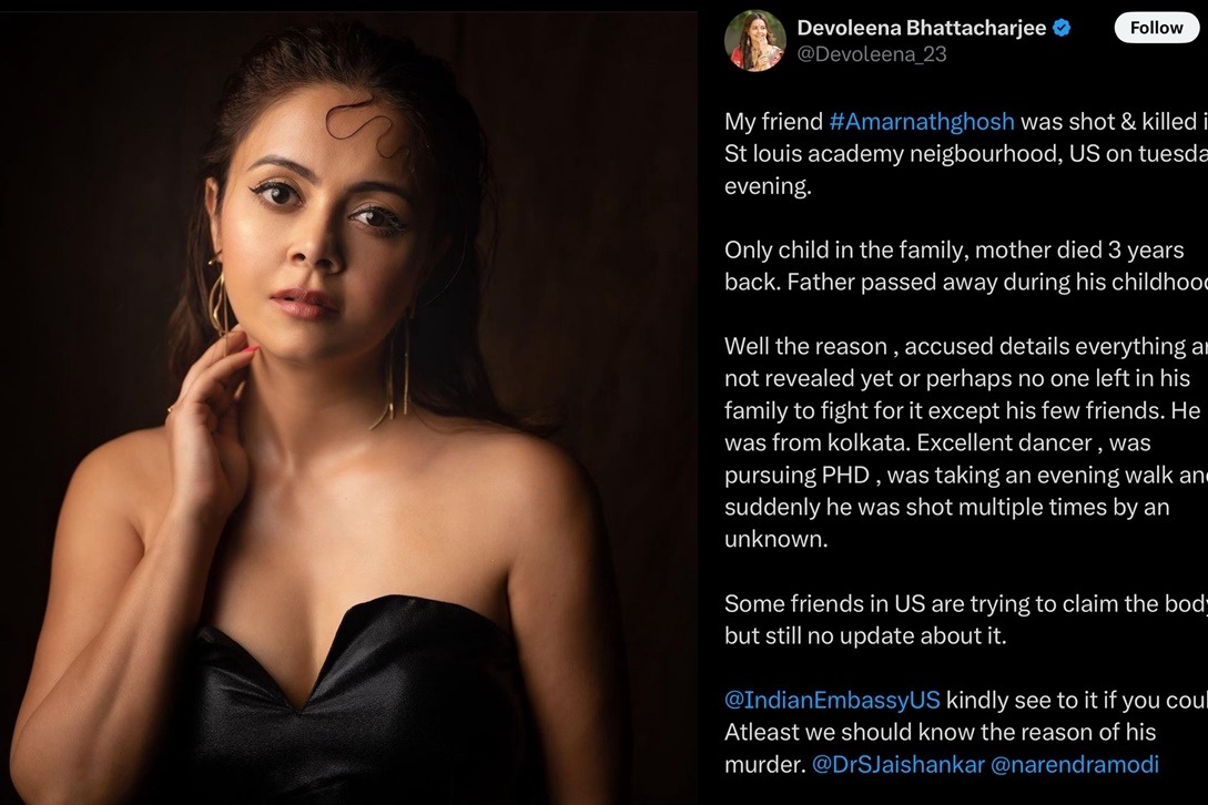 Devoleena's friend shot dead in US, seeks help of PM, EAM to get body back