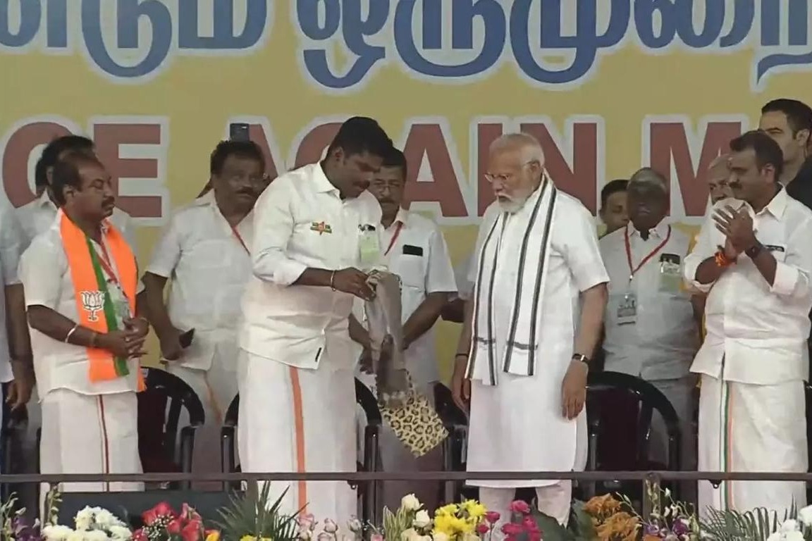 PM Modi addresses rally in Chennai, slams MK Stalin-led DMK govt