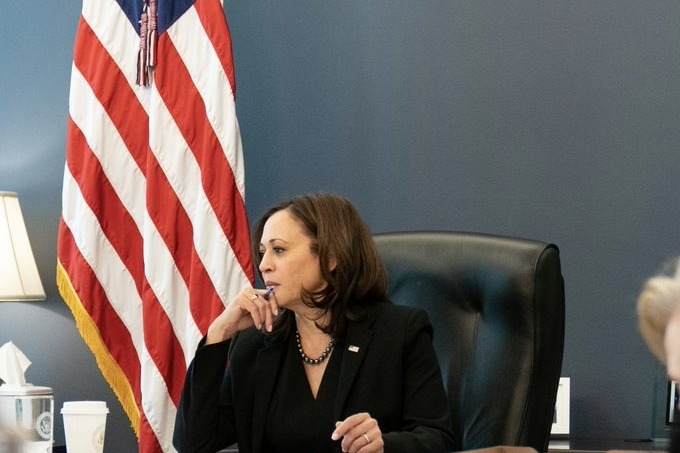 Kamala Harris urges ceasefire, more aid at meeting with Israeli war cabinet member