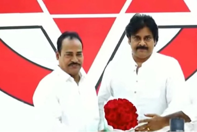 Chittoor YSRCP MLA Arani Srinivasulu Joins Jana Sena Party