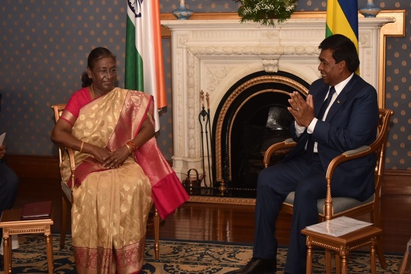 President Murmu discusses avenues with Mauritian counterpart Roopun to advance bilateral ties