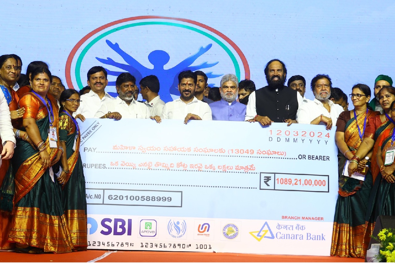 Telangana CM promises to make one crore women millionaires