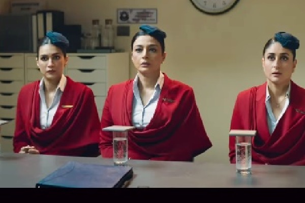 Tabu, Kareena, Kriti pull off heist in humour-packed trailer of ‘Crew’