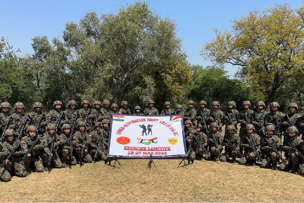 India Army contingent departs for Seychelles for joint military exercise LAMITIYE