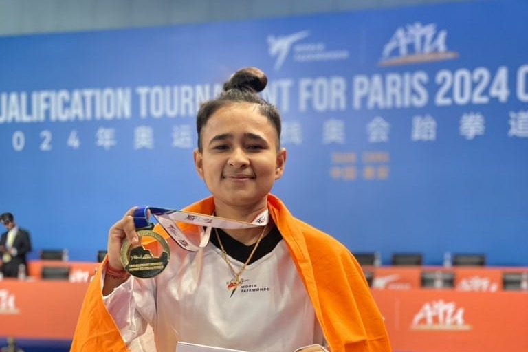 Aruna Tanwar wins gold in women's 47kg in Asian Para-taekwondo qualifiers, books tickets for Paris 2024