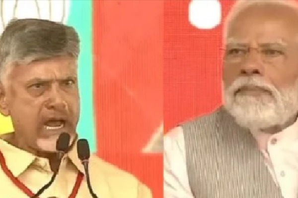 Chandrababu Speaks in Hindi to Make Sure Modi Understands