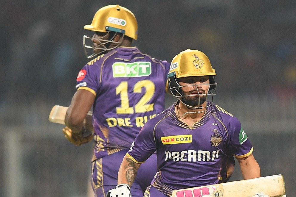 IPL 2024: Russell's blazing 64*, Salt's 54 help KKR post 208/7 after early stumble