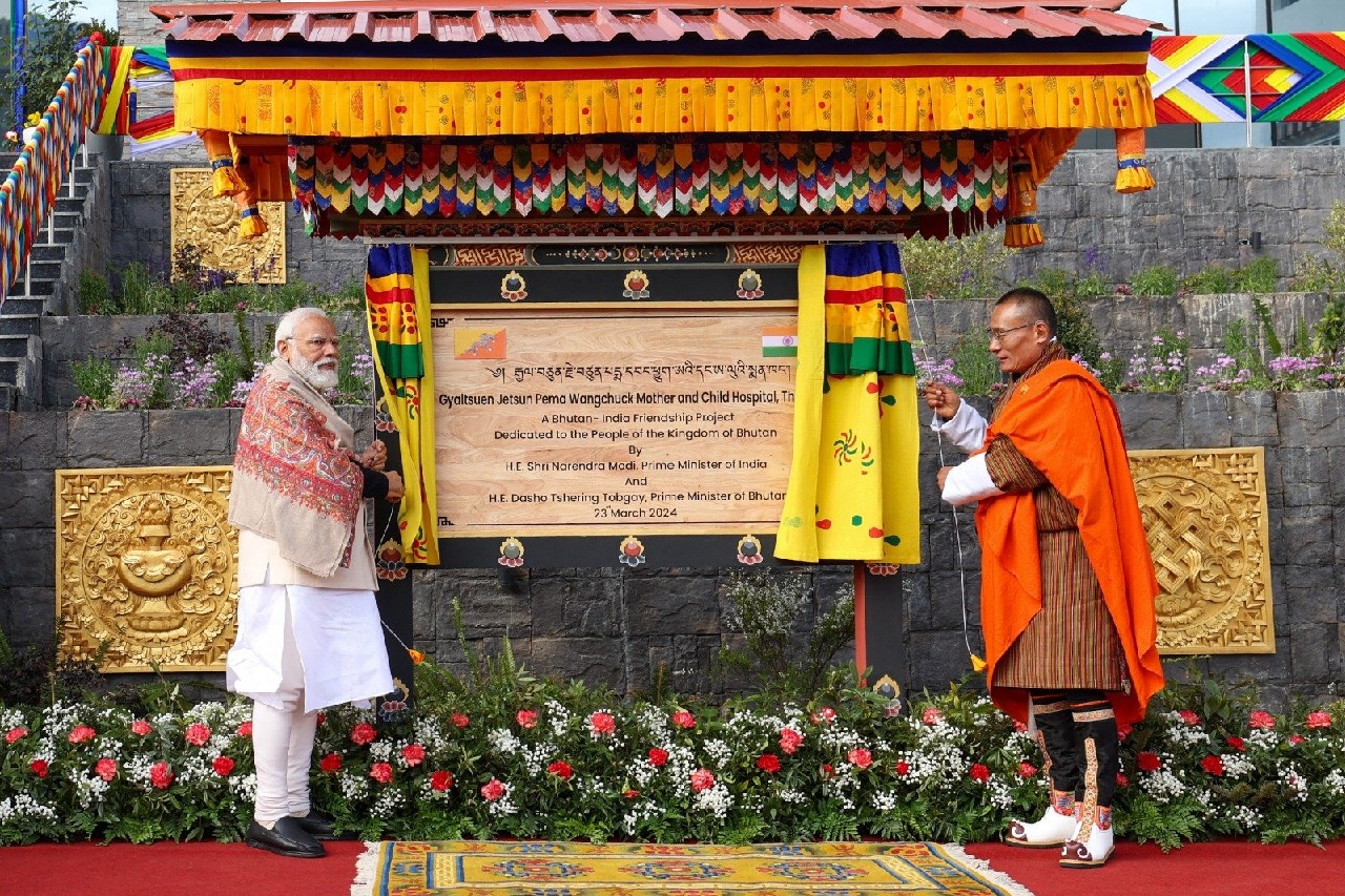 PM Modi inaugurates hospital in Bhutan, calls it 'beacon of hope' for families