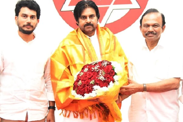 Ongole MP Magunta Srinivasulu Reddy Meets Pawan Kalyan