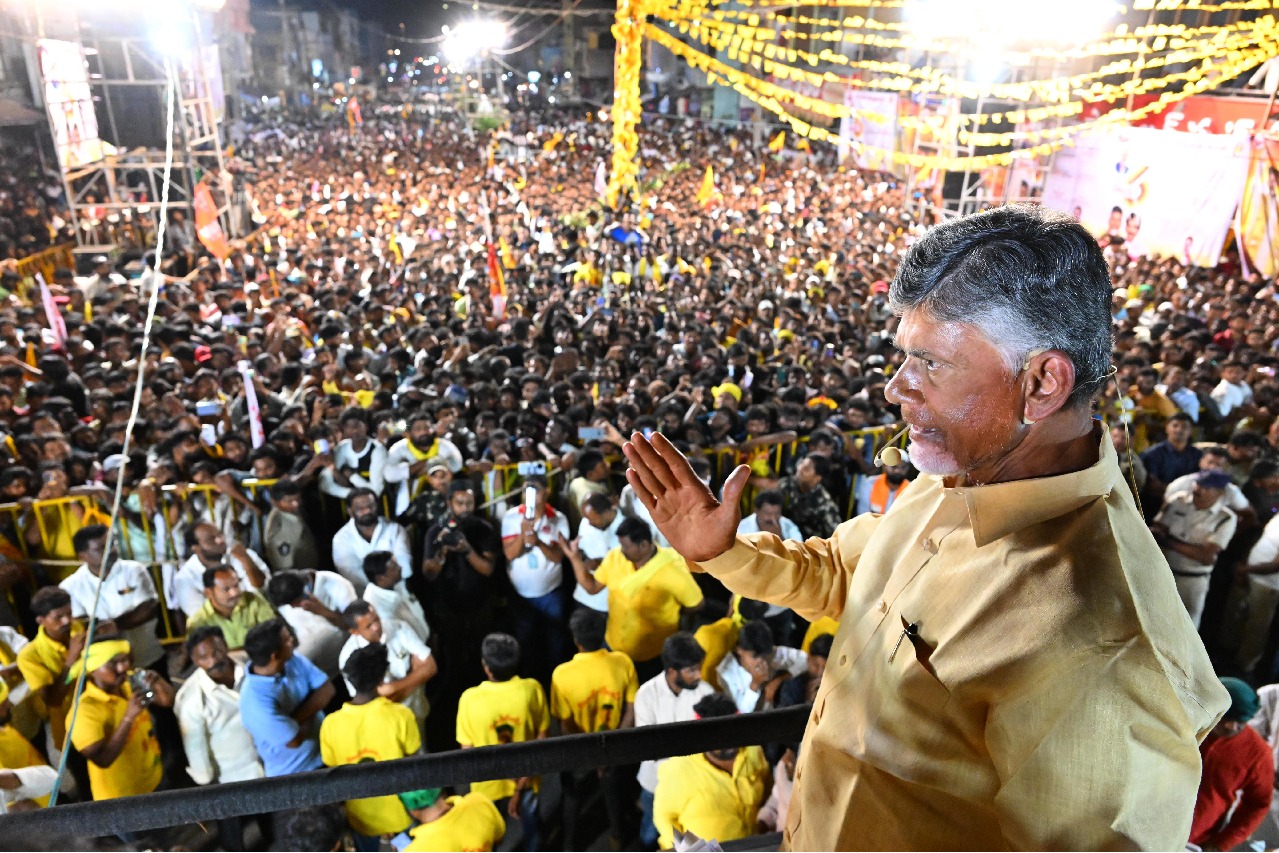 Killers of Jagan Reddy’s uncle always accompany the CM: Chandrababu Naidu