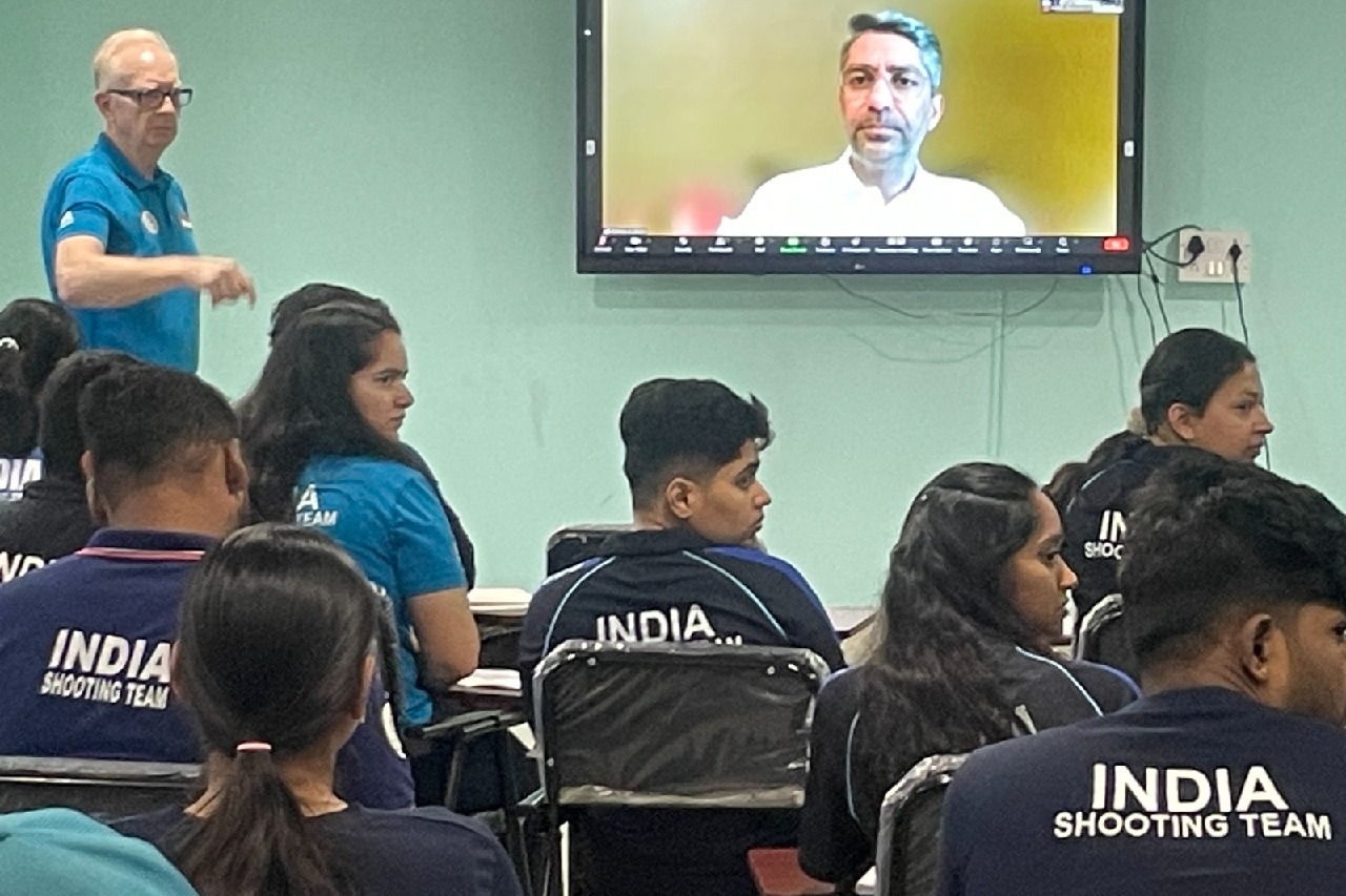 Abhinav Bindra motivates national shooting squad ahead of Paris Olympics home run