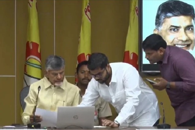 Chandrababu Naidu launches TDP's donation website, contributes ₹99,999 himself