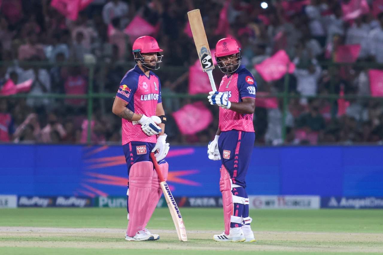 IPL 2024: Samson, Parag half-centuries lift Rajasthan to 196 for 3 against Gujarat