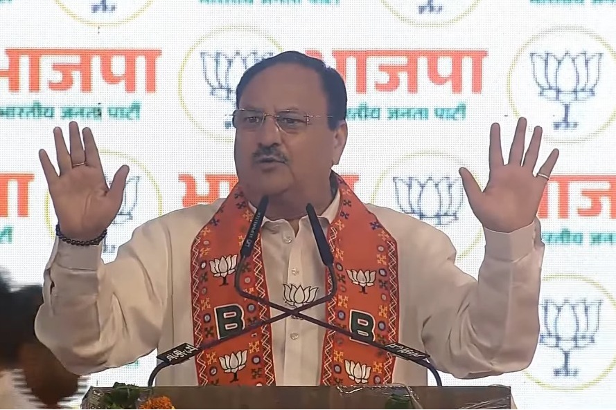 'Upcoming polls a battle between weeding out corruption & shielding the corrupt', JP Nadda says at Maha rally