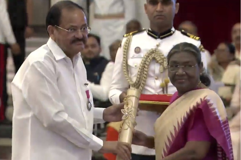 Two distinguished sons of Andhra receive Padma Vibhushan