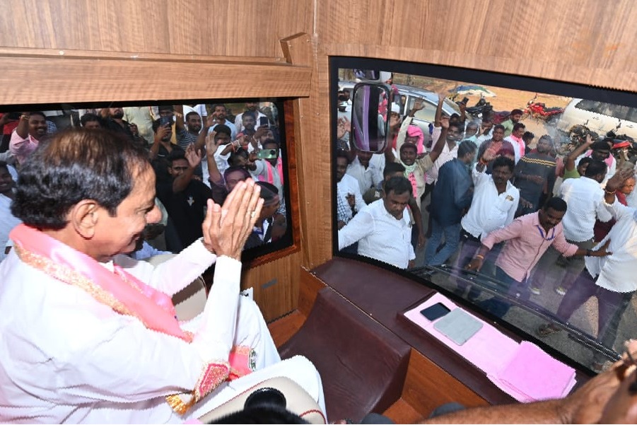 KCR embarks on 17-day bus yatra to boost BRS campaign ahead of polls