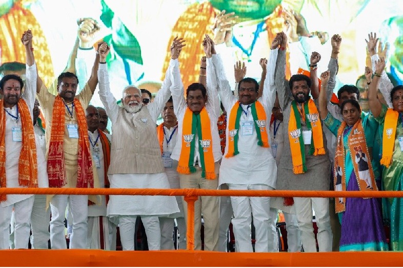 Congress collecting 'RR tax' in Telangana: PM Modi