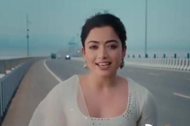 Rashmika Mandanna presents Mumbai's Atal Setu as Viksit Bharat showpiece