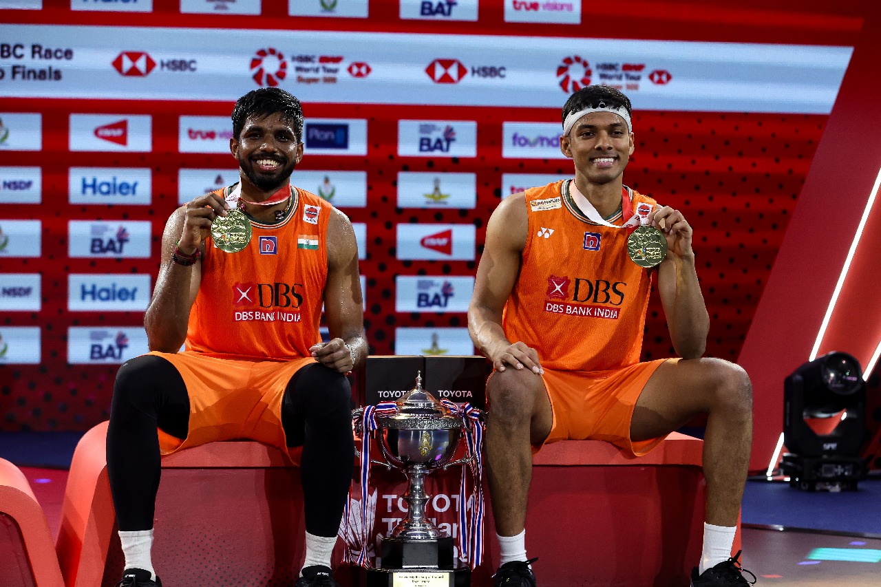 Thailand Open: Satwik-Chirag clinch men’s doubles crown without dropping a game