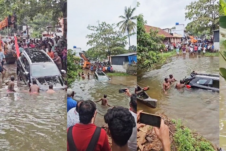 Google Maps turn awry, tourists land in Kerala pond