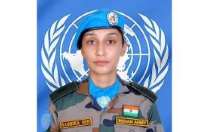 Indian woman Army major to receive UN award for gender advocacy