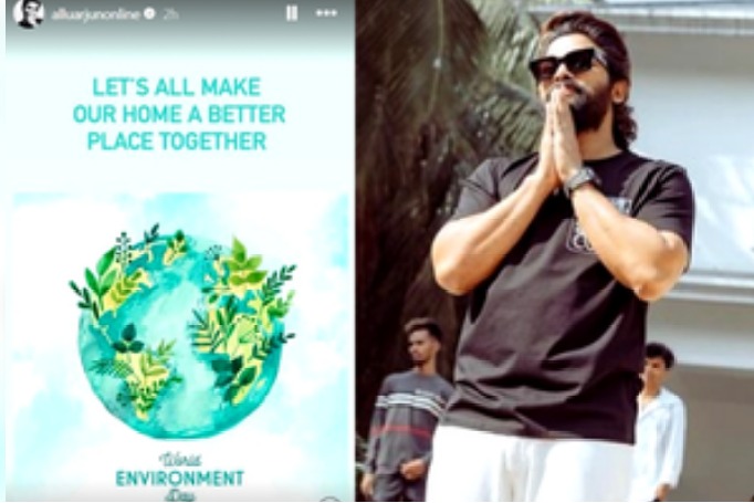 On World Environment Day, Allu Arjun urges fans to make the planet a 'better place together'