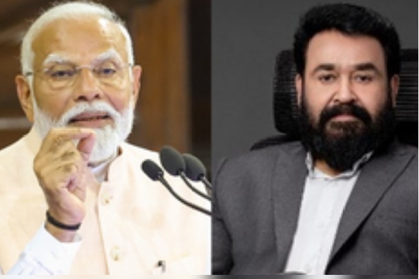 PM Modi invites superstar Mohanlal for swearing-in ceremony