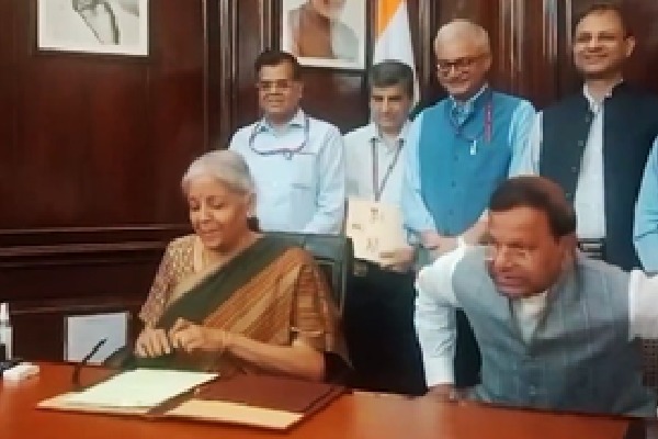 Nirmala Sitharaman takes charge as Finance Minister